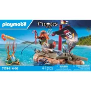 Playmobil Pirates 71794 Pirate avec radeau flottant et trésor