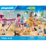 Playmobil My Life 71744 Bar à chats avec 6 chats et personnages