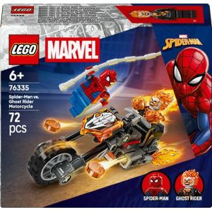 Image : LEGO 76335 Spider-Man et sa moto contre Ghost Rider Marvel