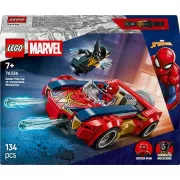 LEGO 76336 Spider-Man et sa voiture contre Wolverine vénomisé Marvel 