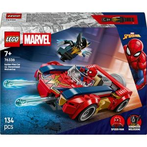 Image : LEGO 76336 Spider-Man et sa voiture contre Wolverine vénomisé Marvel