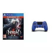 Nioh HITS + Manette Dual Shock V2 Bleu pour PS4