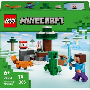 Image : LEGO 21583 Les aventures de Steve dans la taïga Minecraft