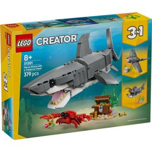 Image : LEGO 31381 Le redoutable requin et le coffre au trésor Creator 3-en-1