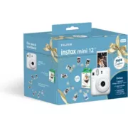 FUJIFILM Intax Mini 12 Blanc Pack cadeau - Appareil photo Instantané