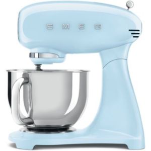 Image : SMEG SMF05PBEU Bleu Azur - Robot pâtissier