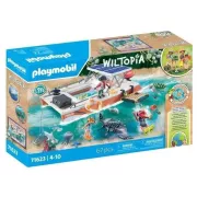 PLAYMOBIL 71623 Bateau de surveillance des récifs coralliens