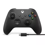 MICROSOFT Xbox Carbon black + usbc - Manette