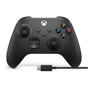 Image : MICROSOFT Xbox Carbon black + usbc - Manette