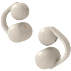 Image : SONY Linkbuds Clip Crème - Ecouteurs