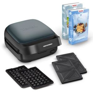 Image : TEFAL Snack Collection Sandwich/Waffle SW862BF0 Gaufrier