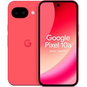 Image : GOOGLE Pixel 10a 128Go Rouge Framboise 5G - Smartphone