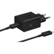 Chargeur SAMSUNG USB-C 45W GaN +cable Noir EP-T4511XBEGEU