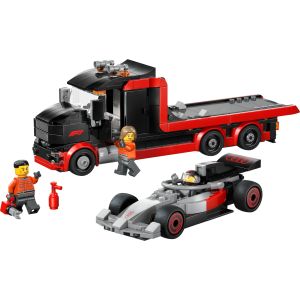 Image : LEGO 60493 Camion de F1 avec voiture de course de F1 Audi - City