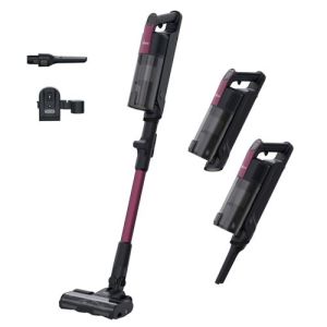 Image : Hoover HF310HX 011 Noir Magenta - Aspirateur balai