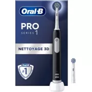 ORAL-B Pro 1 Noire Cross Action + 1 bros ORALB