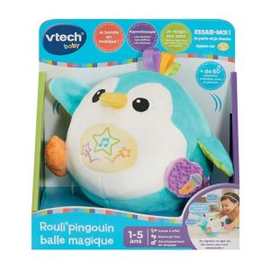Image : Vtech Rouli'Pingouin Balle magique - Peluche interactive