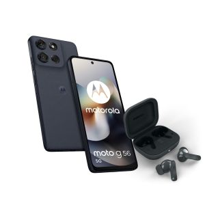 Image : MOTOROLA Moto g56 256 Go Noir + écouteur buds bass