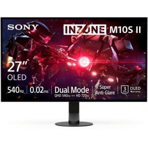 Image : Ecran PC Gamer SONY INZONE M10S II 27' QHD Dual Mode 540Hz - 720Hz OLED HDMI 2.1 G-Sync