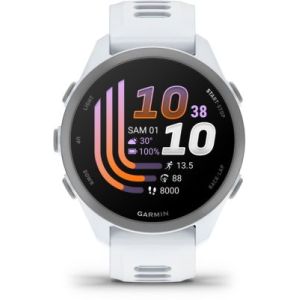Image : GARMIN Forerunner 170 blanc et bleu - Montre connectée