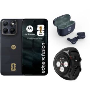 Image : MOTOROLA Pack Edge 70 Fusion 256Go Fifa+buds2+Watch - Smartphone
