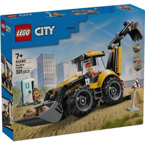 Image : LEGO 60480 Le tractopelle jaune - City