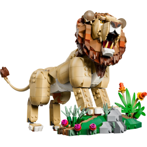 Image : LEGO 31386 Animaux sauvages: le lion majestueux Creator 3-en-1
