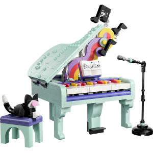 Image : LEGO 31392 Décoration musicale: piano et chat - Creator 3-en-1