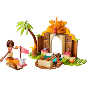 Image : LEGO 43282 Maison de village et pirogue de Vaiana - Disney
