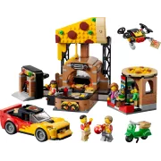 LEGO 60496 La pizzeria et ses véhicules de livraison - City
