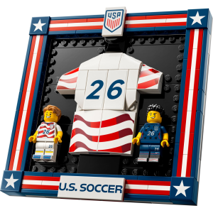 Image : LEGO 43033 Maillot 2026 de l'équipe nationale américaine de foot - Editions