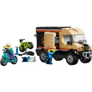 LEGO 60512 Le camping-car d'aventures et ses VTT - City