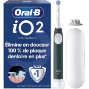 ORAL-B iO2 Series Vert Fôret + étui de voyage - Brosse à dents électrique