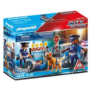 Image : Playmobil 6878 Barrage de police - City Action
