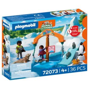 Image : Playmobil 72073 Zoo : A la découverte de la banquise - Animals and Friends