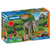 Playmobil  Promo Pack 72068 Eléphants et soigneur animalier - Animals and Friends