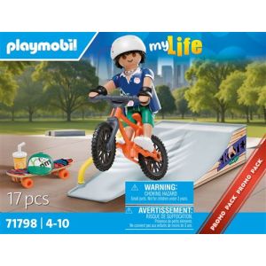 Image : Playmobil 71798 Snowboarder avec rampe de glisse - My Life