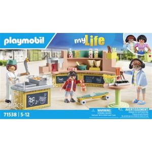 Image : Playmobil 71538 Stand de restauration rapide - My Life