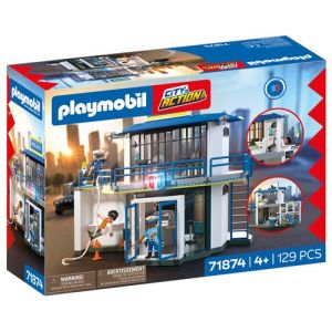 Image : Playmobil 71874 Poste de police avec salle de recherches - City Action