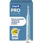 ORAL-B Pro 1 Bleue Cross Action + 1 brossette - Brosse à dents électrique
