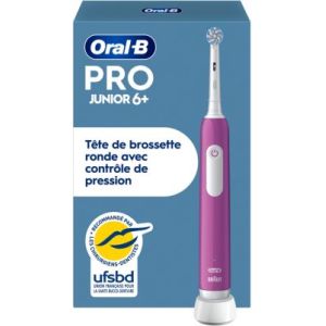 Image : ORAL-B Pro 1 Junior Violette - Brosse à dents électrique