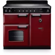FALCON NGC TAB IND 100 CM BORDEAUX CHROME - Piano de cuisson induction