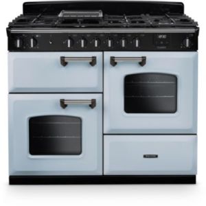 Image : FALCON NGC OC TAB GAZ 110 CM BLEU PASTEL CHROME - Piano de cuisson gaz