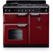 FALCON NGC TAB GAZ 100 CM BORDEAUX CHROME - Piano de cuisson gaz