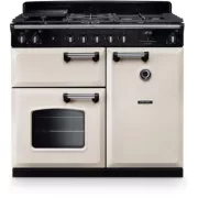 FALCON NGC TAB GAZ 100 CM CREME PASTEL CHROME - Piano de cuisson gaz