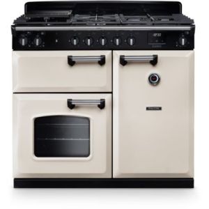 Image : FALCON NGC TAB GAZ 100 CM CREME PASTEL CHROME - Piano de cuisson gaz