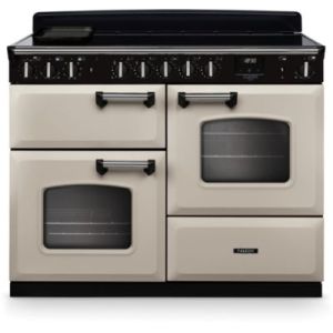 Image : FALCON NGC TAB IND 110 CM CREME PASTEL CHROME - Piano de cuisson induction