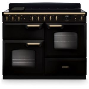 Image : FALCON NGC TAB IND 110 CM NOIR LAITON ANTIQUE - Piano de cuisson induction