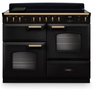 Image : FALCON NGC TAB IND 110 CM CHARBON LAITON ANTIQUE - Piano de cuisson induction