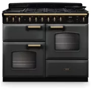 FALCON NGC TAB MIX 110 CM ARDOISE LAITON ANTIQUE - Piano de cuisson mixte
